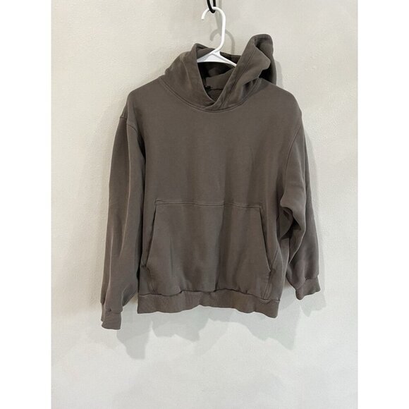 $148 Lululemon Women’s Pullover Hoodie Brown Tan Taupe Gray Small Sweatshirt Top - Picture 1 of 3